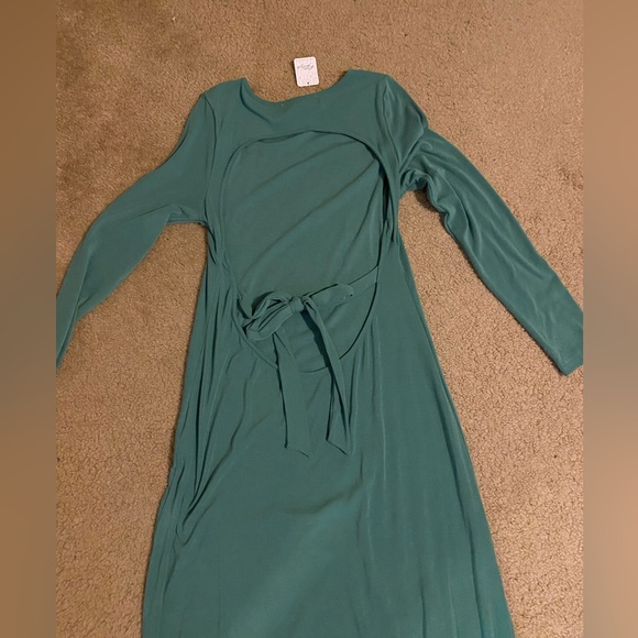 Free People Mint Backless Dress - Picture 4 of 4